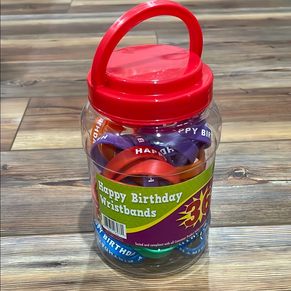 Happy Birthday Wristbands